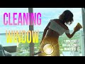 [4K Homewife] Transparent window cleaning Haul blonde No Bra See Through Try On