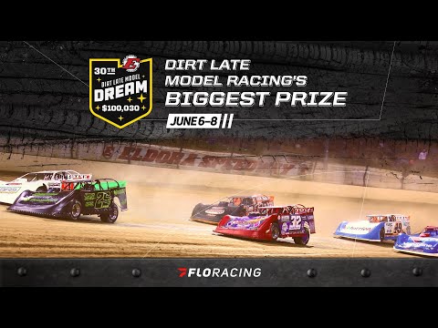 LIVE: Dirt Late Model Dream at Eldora Speedway - dirt track racing video image