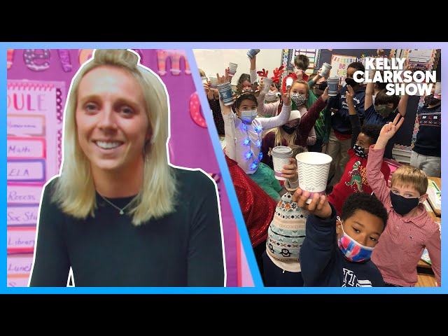 Teacher Hits Half-Court Shot, Wins Hot Chocolate for Students