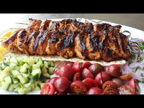 Turkish Chicken Kebabs - Easy Grilled Chicken Kebab Recipe - UCRIZtPl9nb9RiXc9btSTQNw