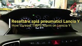 Reset spia pneumatici NEW Lancia Ypsilon