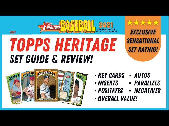 The 2021 Topps Heritage Baseball Checklist