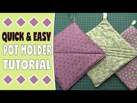 Quick & Easy Pot Holder Tutorial - UCXjk7eNk4XCJ5Ym9Q9lJMJg