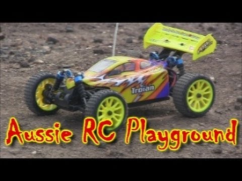 HSP Troian buggy 1/16 scale on dirt & jumps - UCOfR0NE5V7IHhMABstt11kA