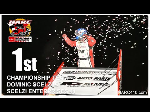 2022 NARC CHAMPIONS - DOMINIC SCELZI &amp; THE SCELZI ENTERPRISES TEAM - dirt track racing video image