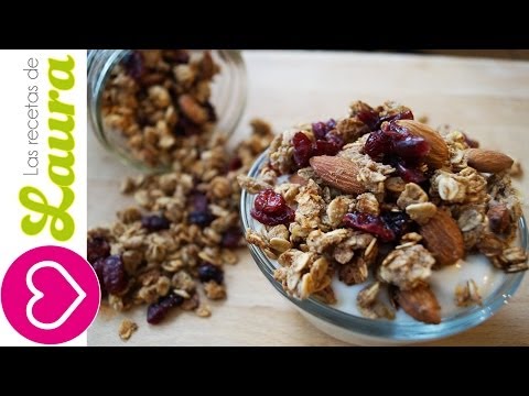 Granola con Almendras ¡Sin Aceite!♥Desayuno Saludable♥Recetas Saludables♥Granola with out oil - UCbtJ9-FGxyT76V5ebEDNhgg