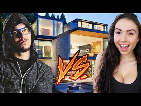 BOYFRIEND vs GIRLFRIEND!! ARK: Survival Evolved - House Build Challenge! (ARK Ragnarok) - UC2wKfjlioOCLP4xQMOWNcgg