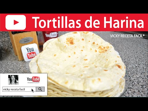 TORTILLAS DE HARINA | Vicky Receta Facil - UCewhO42h_TIKZdntpI-v39g