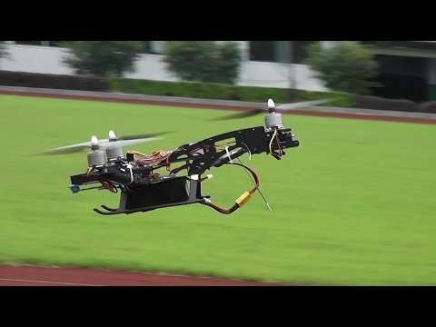 HY-J3 TriCopter with CC3D Outdoor Flight testing - UCsFctXdFnbeoKpLefdEloEQ