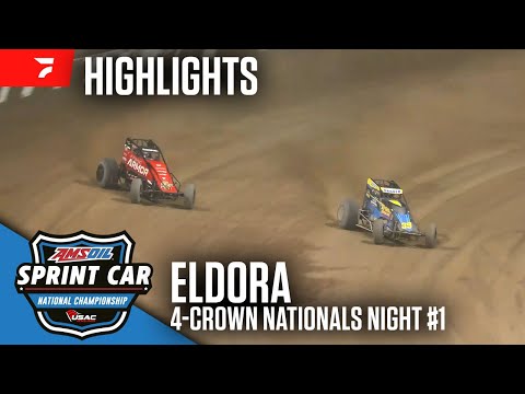 4-Crown Opening Night | USAC Sprints at Eldora Speedway 9/18/25 | Highlights - dirt track racing video image