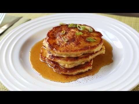 Mancakes - Bacon, Green Onion, & Cheddar Corn Pancakes Recipe - Father's Day Brunch - UCRIZtPl9nb9RiXc9btSTQNw