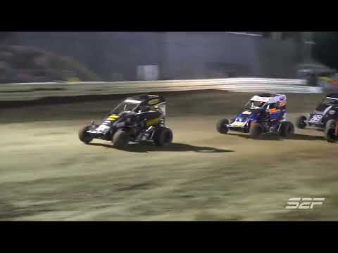 9.7 KKM Challenge Coles County Speedway POWRi Outlaw Non-Wing   Highlights - dirt track racing video image