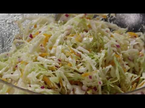 Salad Recipe - How to Make Cabbage Coleslaw - UC4tAgeVdaNB5vD_mBoxg50w