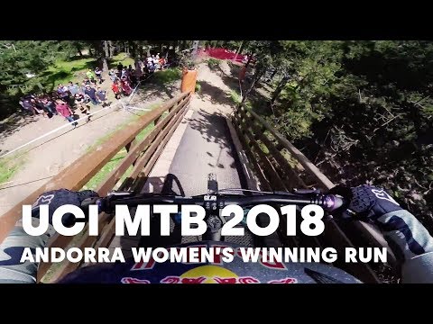 Tahnee Seagrave's winning run POV in Vallnord, Andorra. | UCI MTB 2018 - UCXqlds5f7B2OOs9vQuevl4A