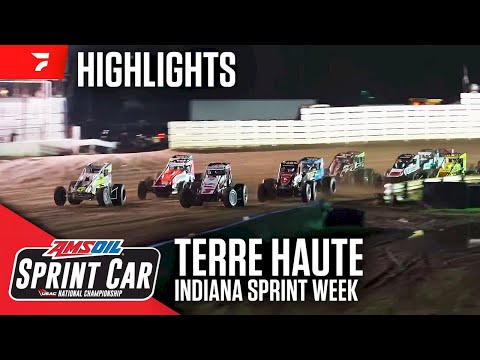 𝑯𝑰𝑮𝑯𝑳𝑰𝑮𝑯𝑻𝑺: USAC AMSOIL National Sprints | Terre Haute Action Track | Indiana Sprint Week | 8-1-2024 - dirt track racing video image