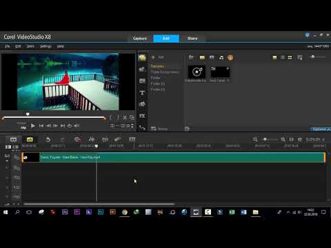 Corel Videostudio x8 ile ses ekleme