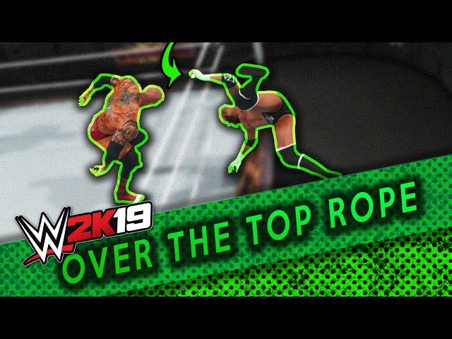How To Throw Someone Over The Ropes In Wwe 2K19?