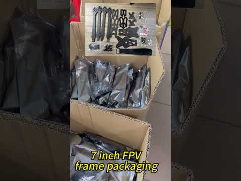 7inch FPV drone frame on packing #FPVdrone #DroneFrames #DroneFactory #DroneWholesale #FPVframe - UCBMf10eq0-RvwV9HoplaE5Q