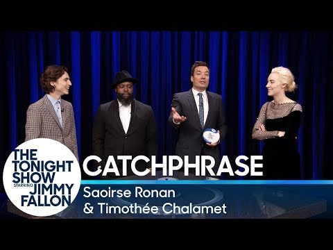 Catchphrase with Saoirse Ronan and Timothée Chalamet - UC8-Th83bH_thdKZDJCrn88g