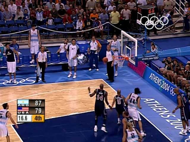 Team Argentina Basketball Defeats Team USA