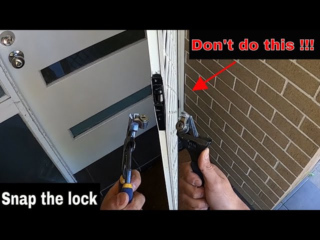 How to Break Into a Screen Door Lock