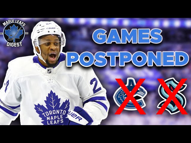 Why Are NHL Games Postponed?