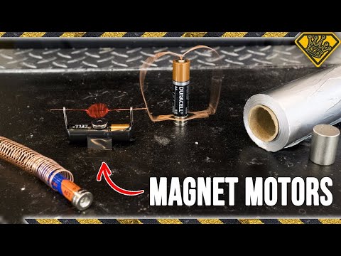 4 Simple Magnet Motors You Can Make at Home - UC1zZE_kJ8rQHgLTVfobLi_g