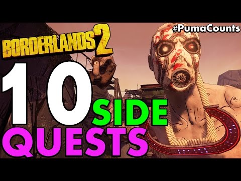 Top 10 Best Side Quests and Side Missions in Borderlands 2 #PumaCounts - UCbbwieYl0WBCPsXB9uKvVUA