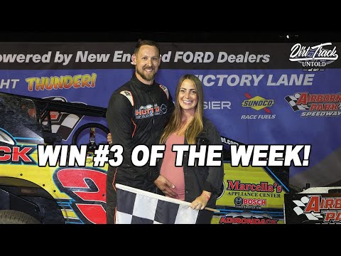 UNBELIEVABLE Third Win Of The Week After Nearly Missing The Feature!! - dirt track racing video image