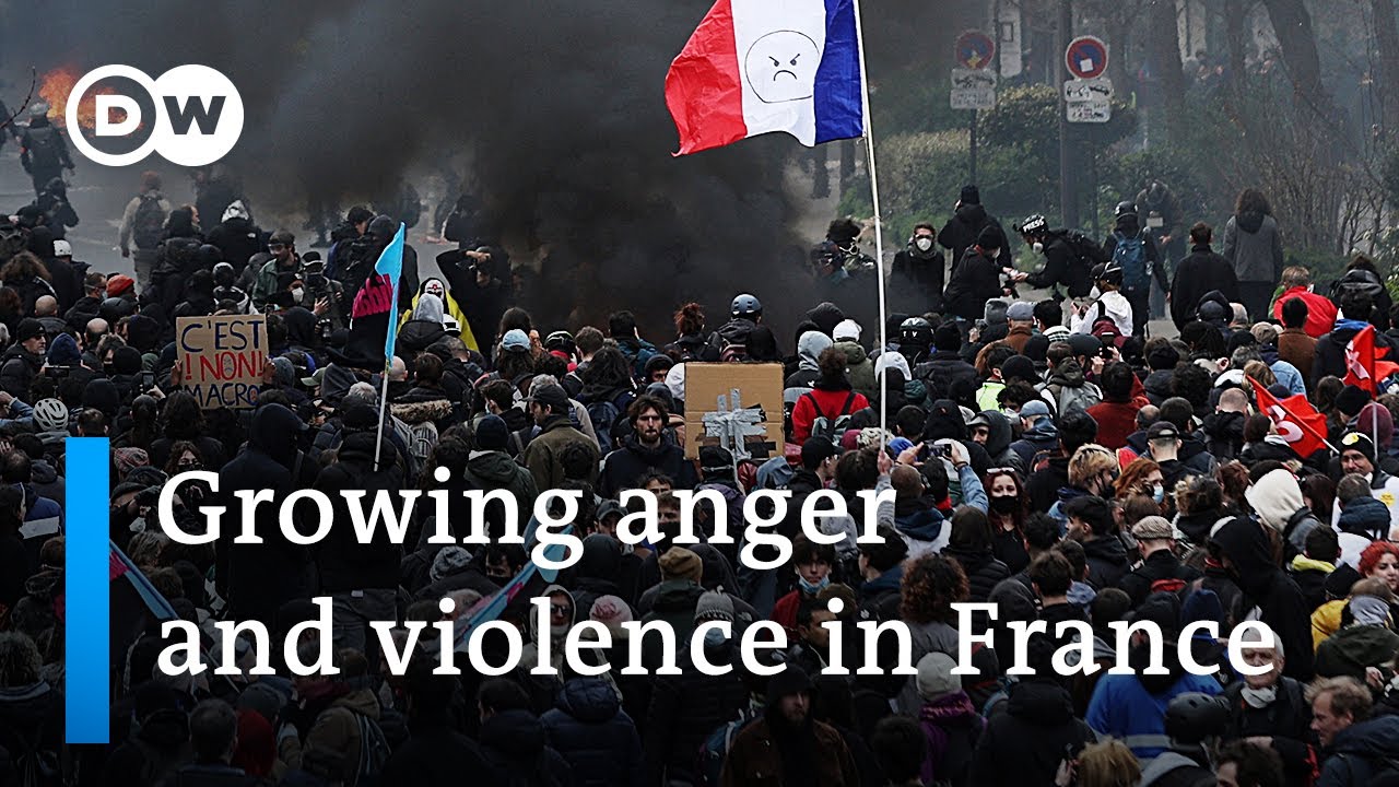 France protests show signs of slowing down, hundreds of thousands still on the streets | DW News