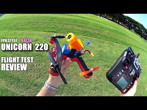 FPV STYLE UNICORN 220 Racer - Review - [Flight/Crash Test, Pros & Cons] - UCVQWy-DTLpRqnuA17WZkjRQ