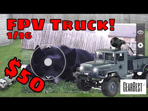 FPV Military RC Truck. Fayee FY001A Spy Car from Gearbest. Budget Review. - UCSgcnNUXj1466tP-bm2ZdGA