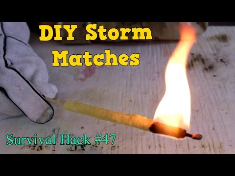 Ultimate DIY Storm Matches - Survival Hack - UCe_vXdMrHHseZ_esYUskSBw