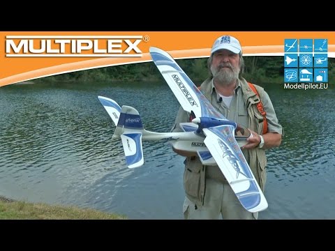 SHARK von MULTIPLEX Modellsport Video Testbericht - Flugbericht mit Schwimmer - UCo30YqnyewIHMiwI_888Upg