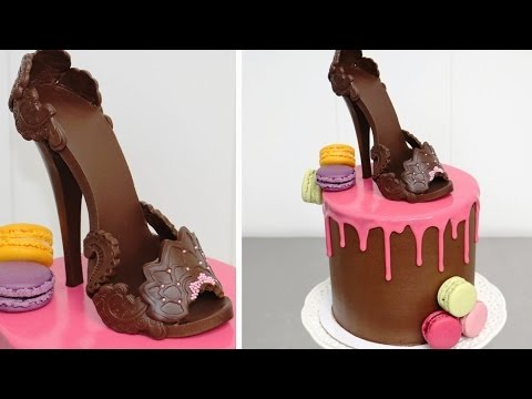High Heel Fashion CHOCOLATE Stiletto Shoe Cake - How To Make by CakesStepbyStep - UCjA7GKp_yxbtw896DCpLHmQ