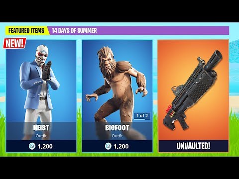 New Bigfoot and Heist Skin! (Fortnite Battle Royale) - UC2wKfjlioOCLP4xQMOWNcgg