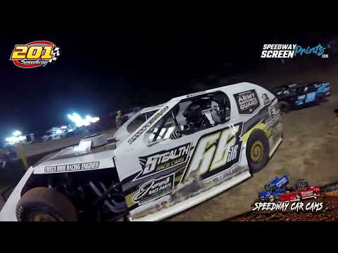 #66Jr Caleb Creech - Sport Mod -  201 Speedway 8-16-25 In-Car-Camera - dirt track racing video image