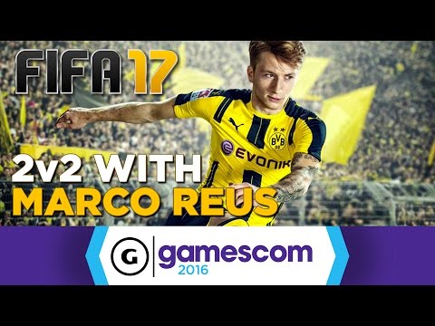 Marco Reus Plays FIFA 17 2v2 at Gamescom 2016 - UCbu2SsF-Or3Rsn3NxqODImw