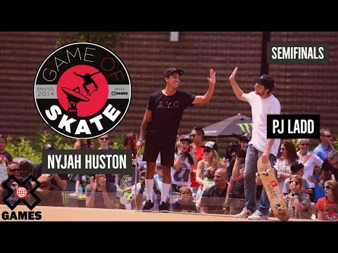 PJ Ladd vs. Nyjah Huston Game of Skate Semis - X Games - UCxFt75OIIvoN4AaL7lJxtTg