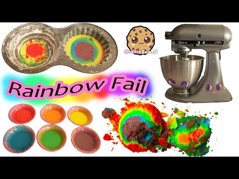 Giant Rainbow Cupcake Fail - Baking My Little Pony Rainbow Dash Birthday Cake - UCelMeixAOTs2OQAAi9wU8-g