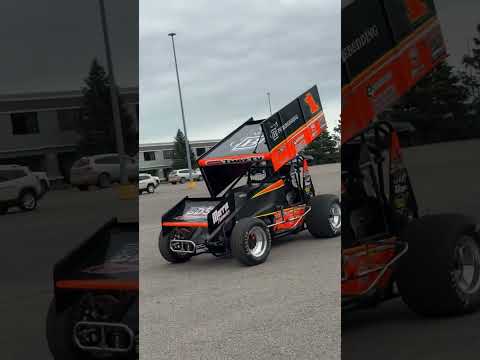 Big crash last night after a part failure sent me head on into the wall. I’m sore but good - dirt track racing video image