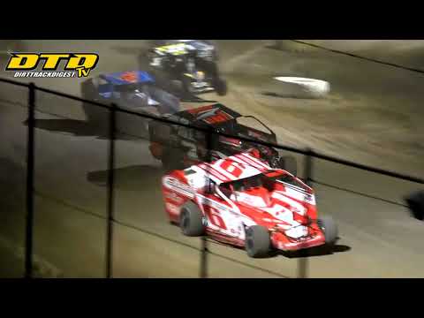 Ransomville Speedway | DIRTcar 358 Modified Feature Highlights | 7/28/23 - dirt track racing video image