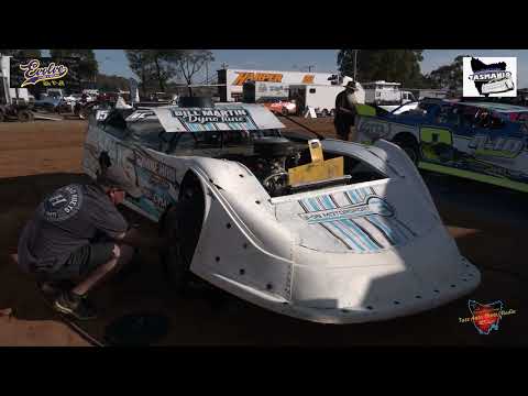 Evolve 2024 Tasmanian Late Model Title Raw &amp; Uncut  Cranes Combined Carrick Speedway - dirt track racing video image