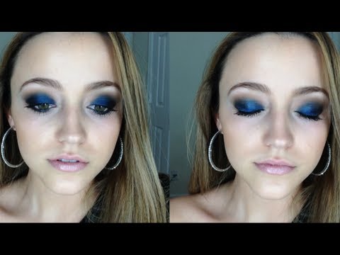 Navy Blue Smokey Eye Tutorial - UC8v4vz_n2rys6Yxpj8LuOBA