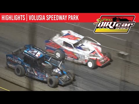 Super DIRTcar Series Big Block Modifieds Volusia Speedway Park February 16, 2022 | HIGHLIGHTS - dirt track racing video image