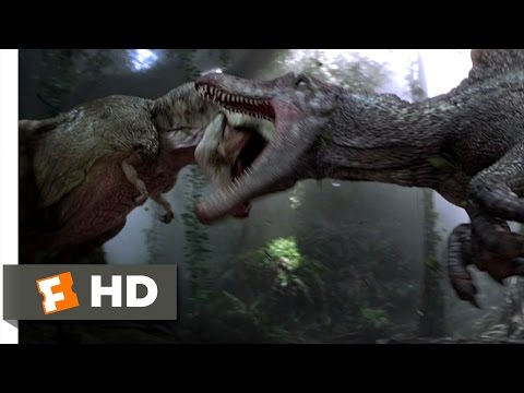 Jurassic Park 3 (3/10) Movie CLIP - Spinosaurus vs. T-Rex (2001) HD - UC3gNmTGu-TTbFPpfSs5kNkg