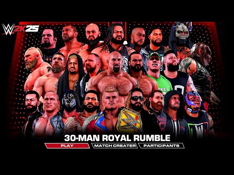 ROMAN REIGNS IS BACK - Royal Rumble Match | WWE 2K25 🔴 | #wwe #wwe2k25 #wwelive