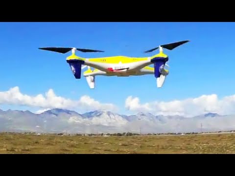 HT F801 Drone New Motor Test Flight - UC90A4JdsSoFm1Okfu0DHTuQ