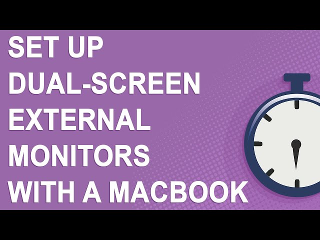 How To Connect Two Monitors To Macbook Pro Usb-c?