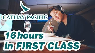 INCREDIBLE Cathay Pacific FIRST Class | Hong Kong - New York | Boeing 777-300ER | 캐세이퍼시픽 일등석 후기
